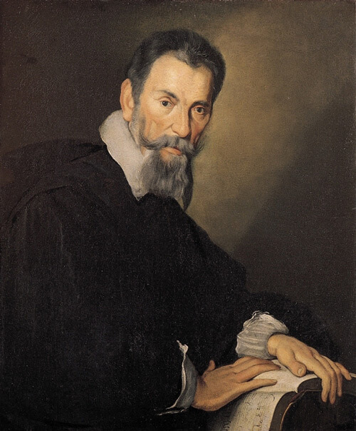 Claudio Monteverd, Gemälde von Bernardo Strozzi, ca. 1630