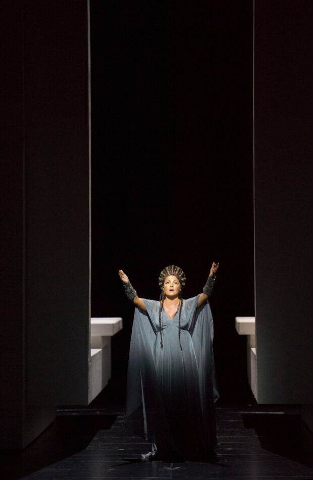 Szenenbild aus „Aida“ von den Salzburger Festspielen 2017