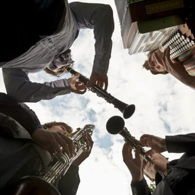 Von Bernstein und Piazzolla bis zur zünftigen Hüttenmusi