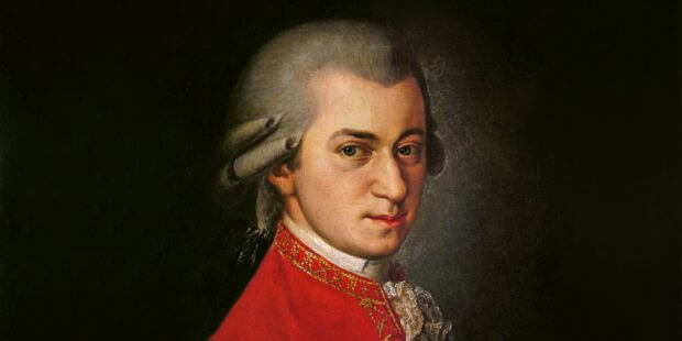Wolfgang Amadeus Mozart. Gemälde von Barbara Kraft 1819