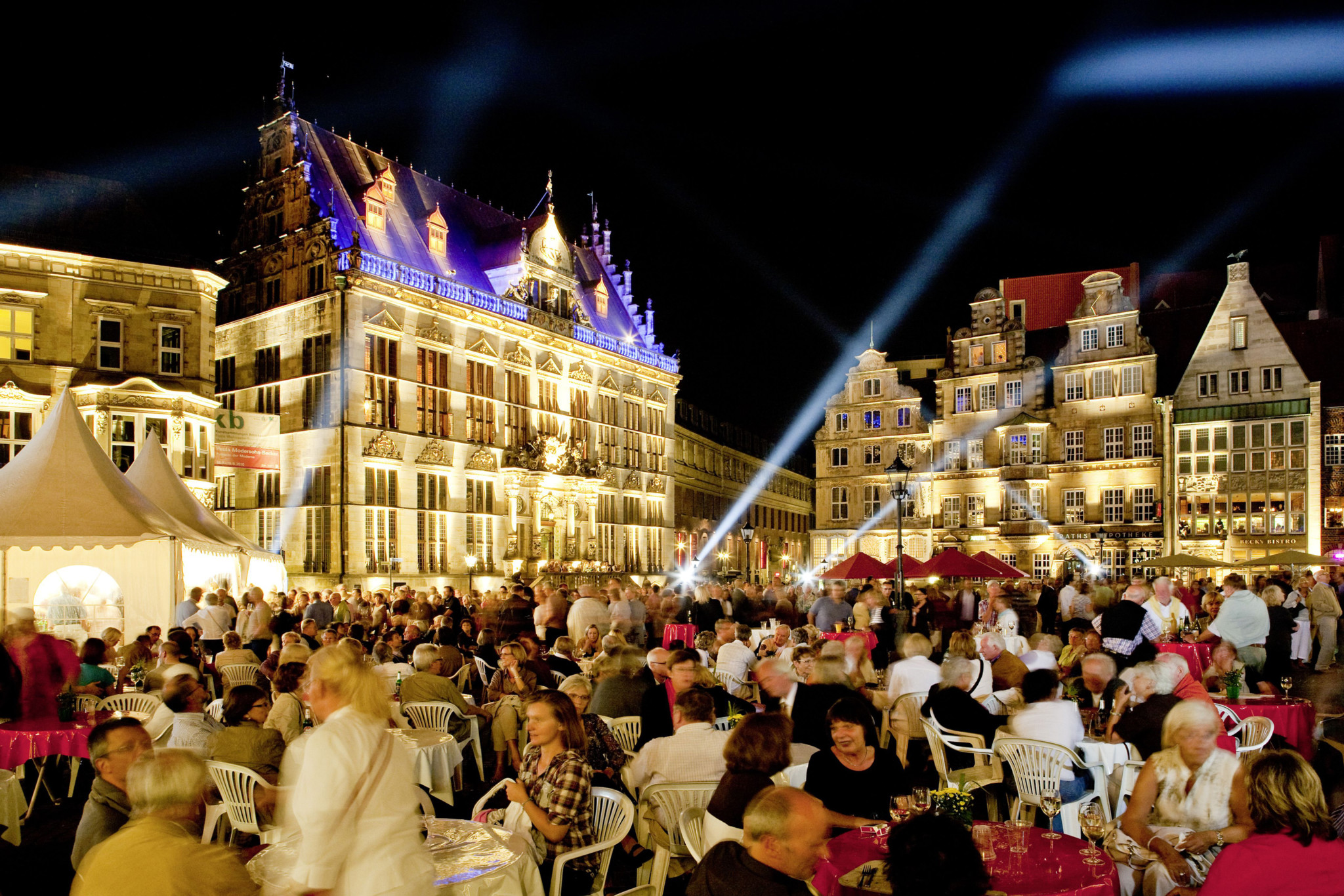 Wenn der Marktplatz zur mediterranen Piazza wird