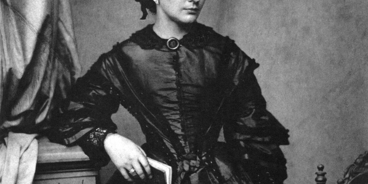 Clara Schumann um 1850. Fotografie von Franz Hanfstaengel