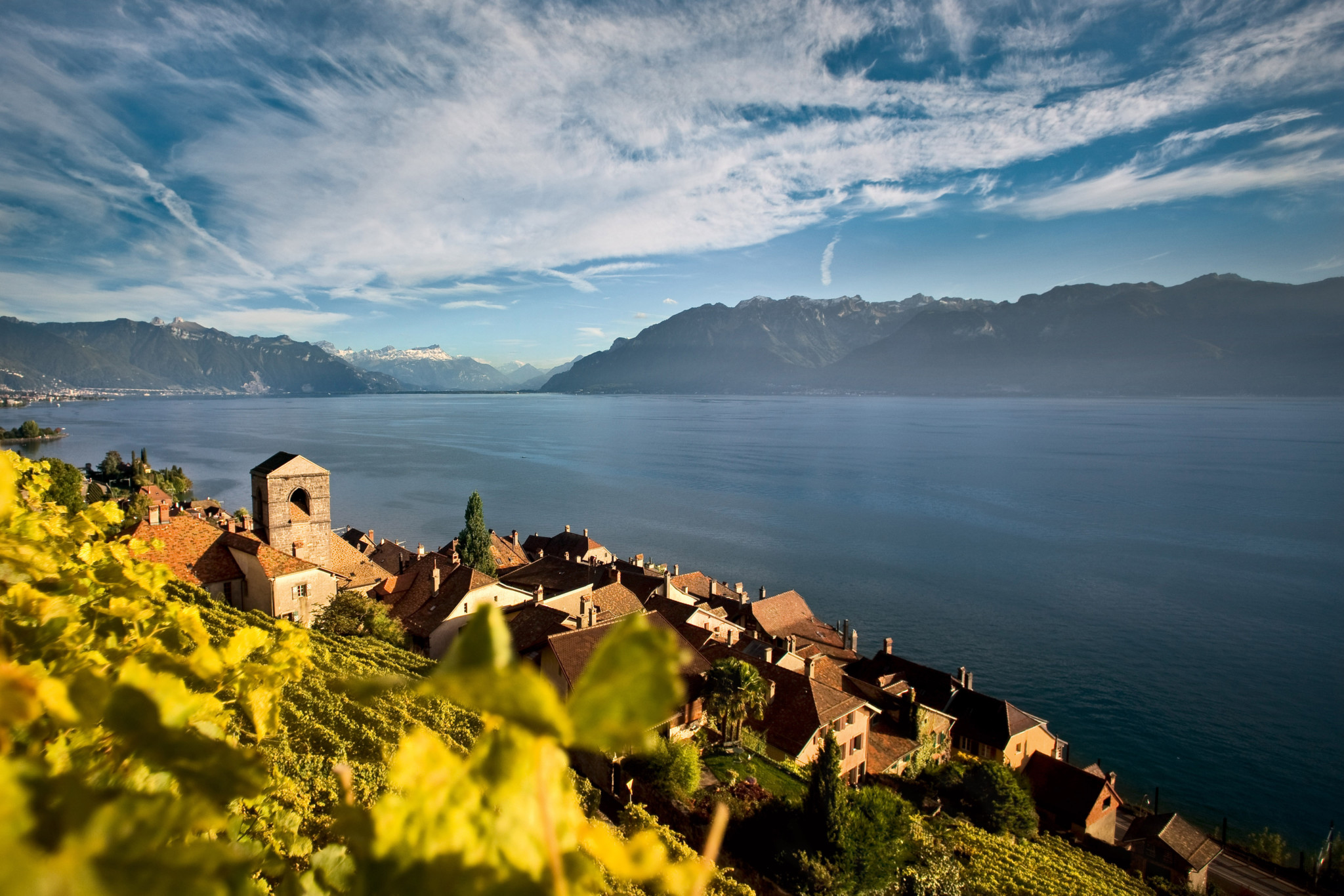 Blick auf den Genfer See