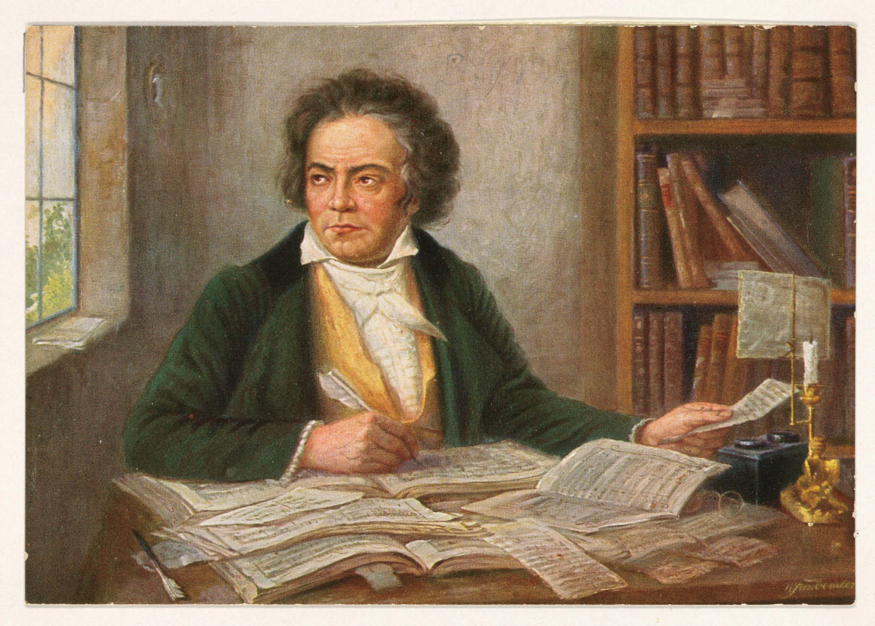 Komponieren ohne Instrument: Der taube Beethoven hört die Musik in seinem Kopf