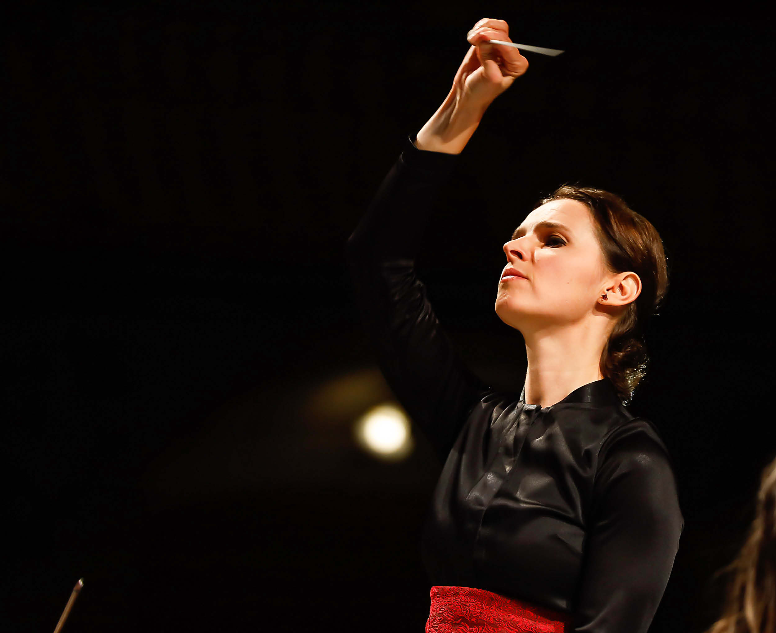 Oksana Lyniv dirigierte mit sechzehn Jahren erstmals ein Orchester