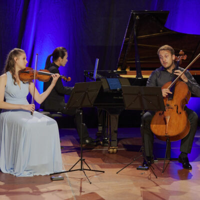 Das Trio Marvin beim Eröffnungskonzert des Davos Festival 2021