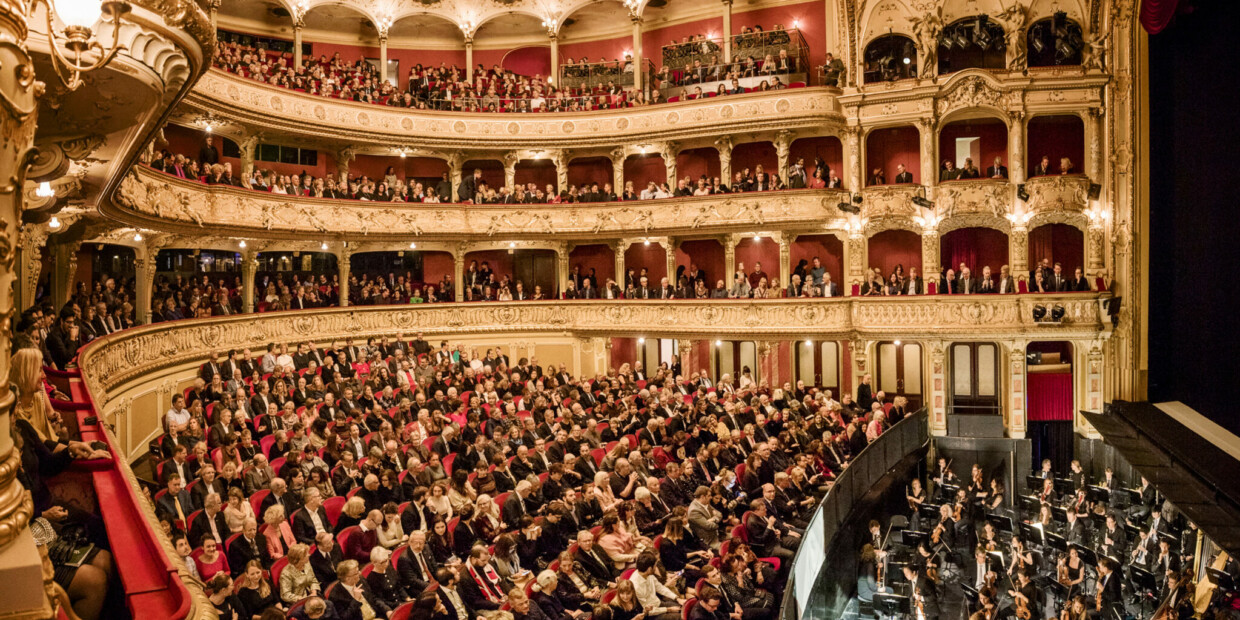 Zuschauerraum des Opernhaus Zürich