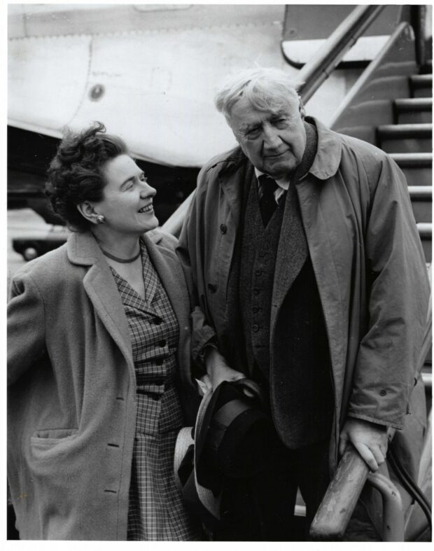 Der Komponist mit seiner Ehefrau und Biografin Ursula Vaughan Williams