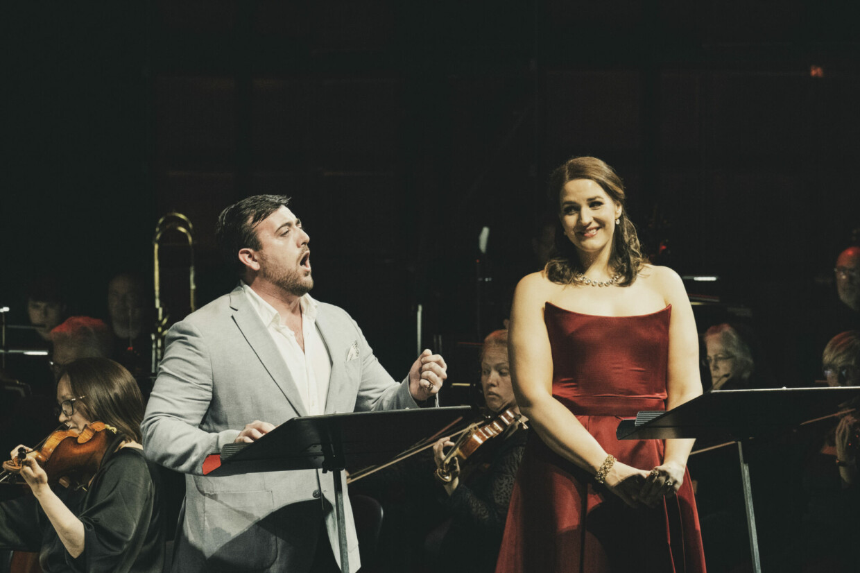 Freddie De Tommaso und Lise Davidsen in Puccinis „Tosca“