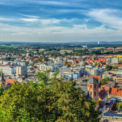 Stadtpanorama Homburg im Saarland