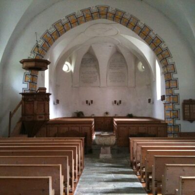Reformierte Kirche Andeer in der Schweiz