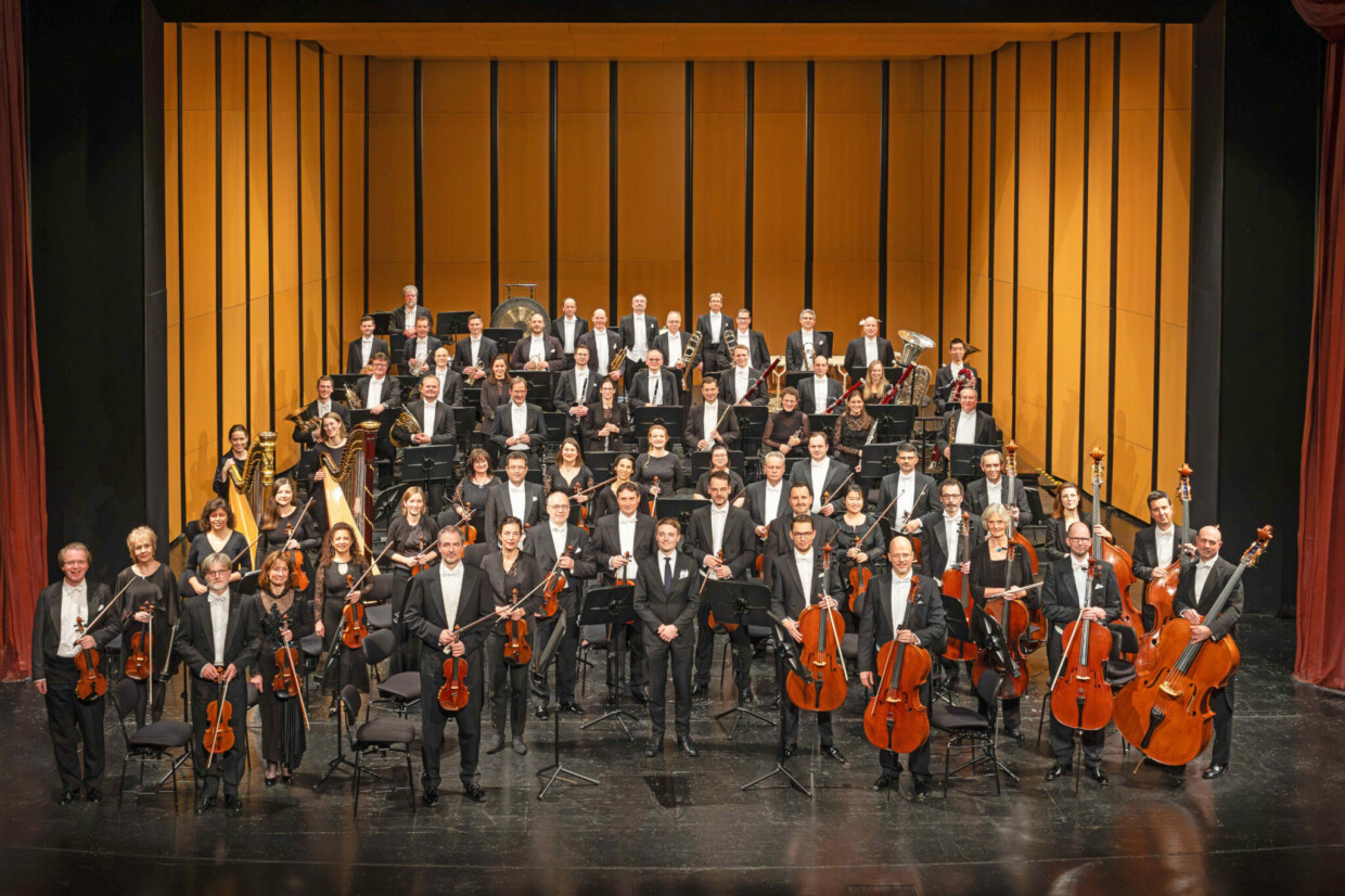 Das „Instrument“ von Killian Farrell: das Orchester des Meininger Staatstheaters