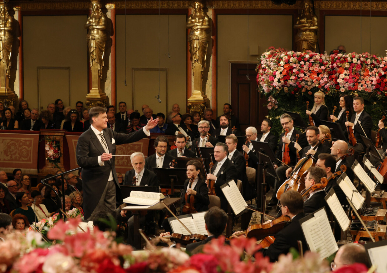 Die Wiener Philharmoniker unter Christian Thielemann beim Neujahrskonzert 2024