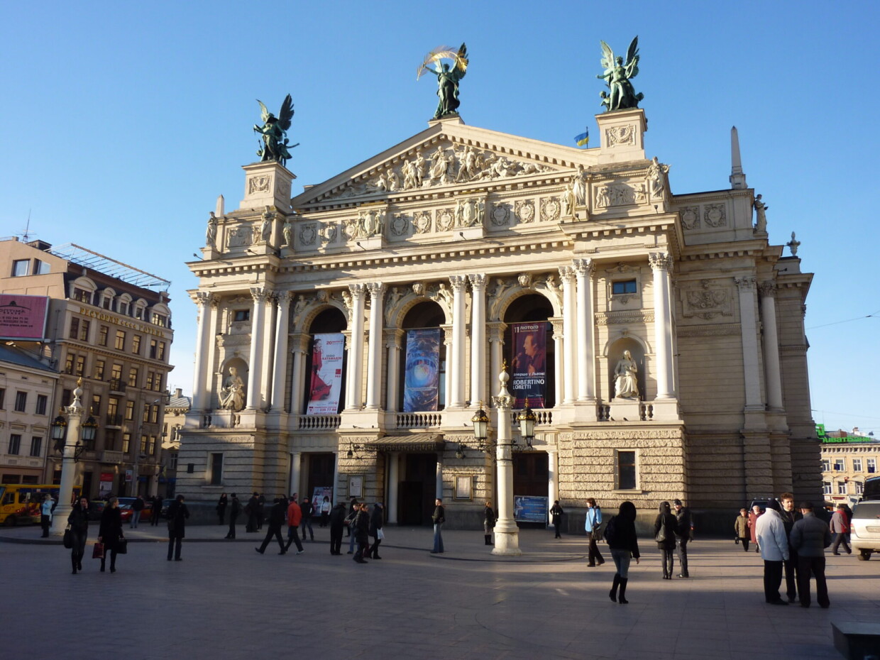 Die Nationaloper Lwiw ist neben der Oper Kiew das einzige Staatstheater in der West-Ukraine
