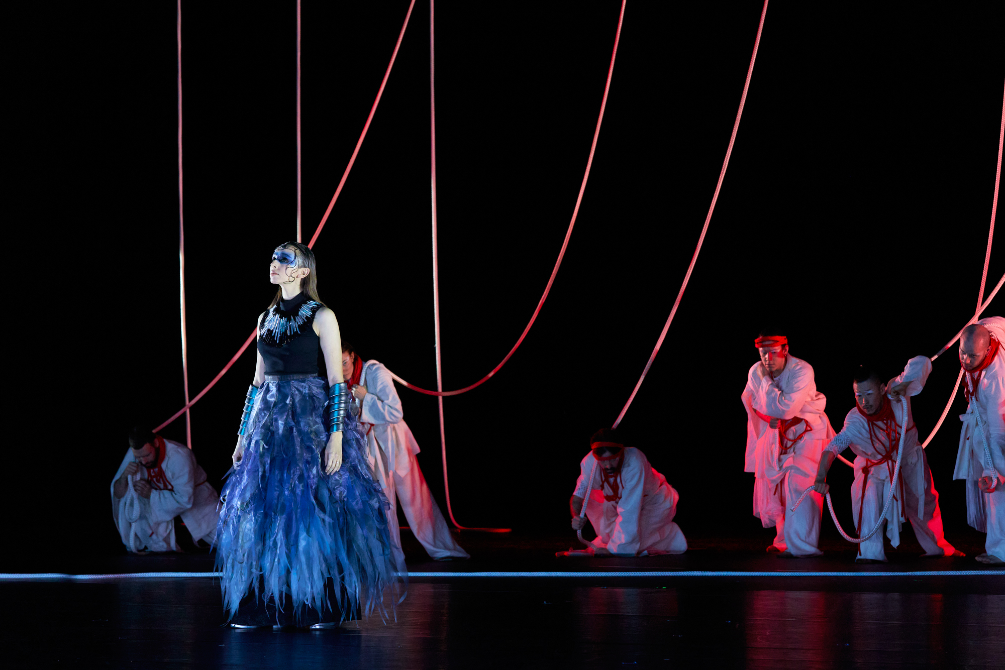 Szenenbild aus Mozarts „Idomeneo“ am Grand Théâtre de Genève