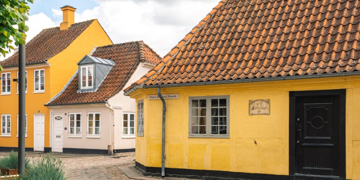 Das mutmaßliche Geburtshaus von Hans Christian Andersen in Odense