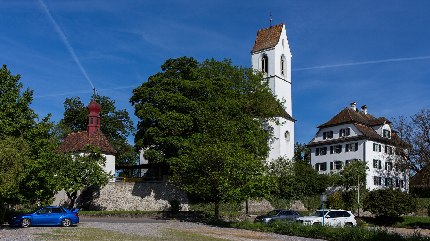 Boswil Kirchenensemble mit Künstlerhaus